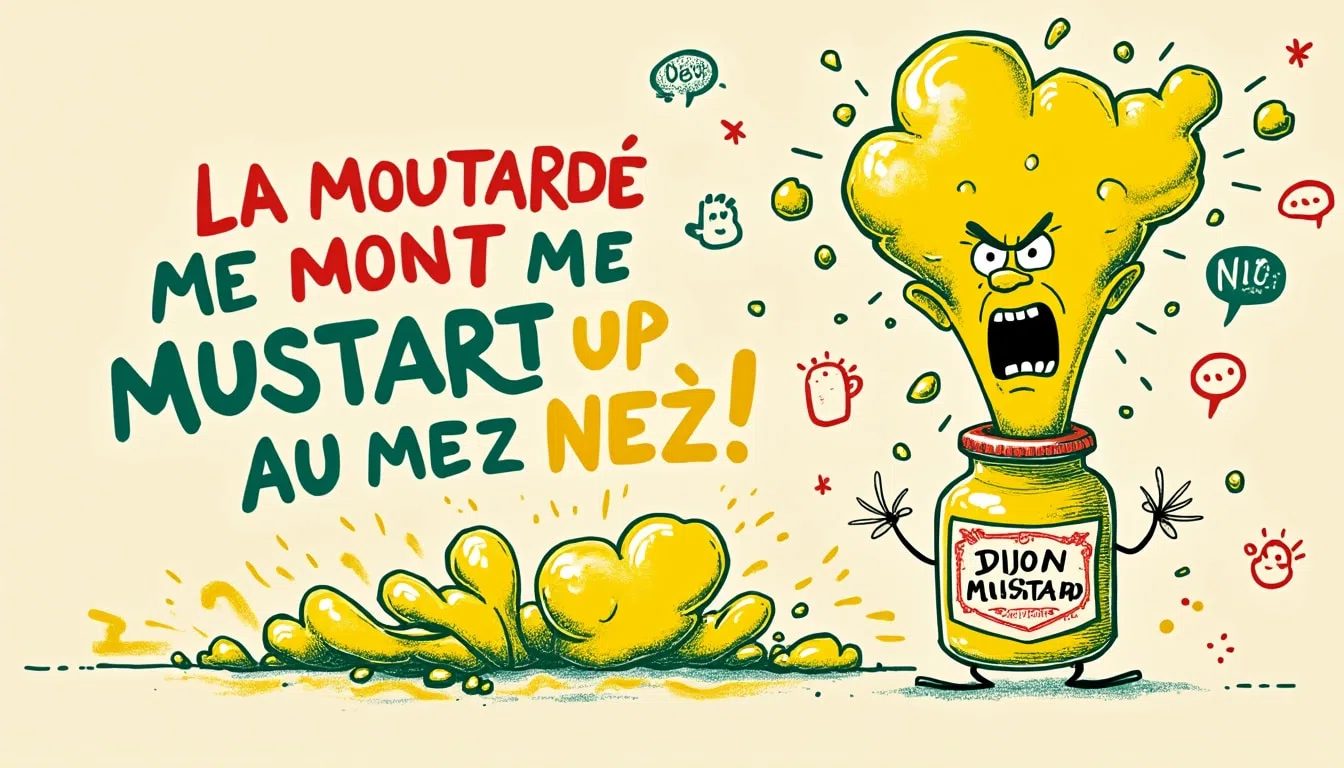 Pourquoi dit-on « la moutarde me monte au nez » ? Explications et définition