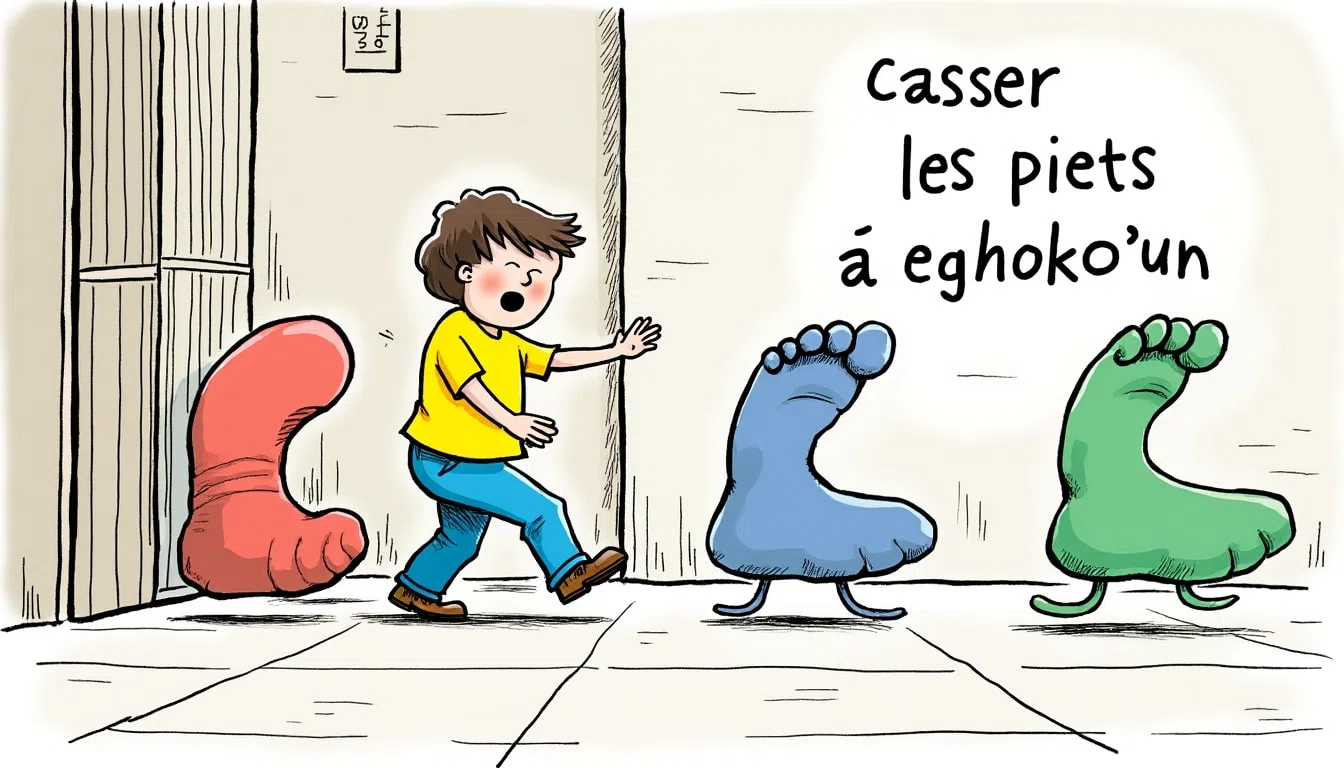 Que signifie réellement l'expression «casser les pieds à quelqu'un» ?