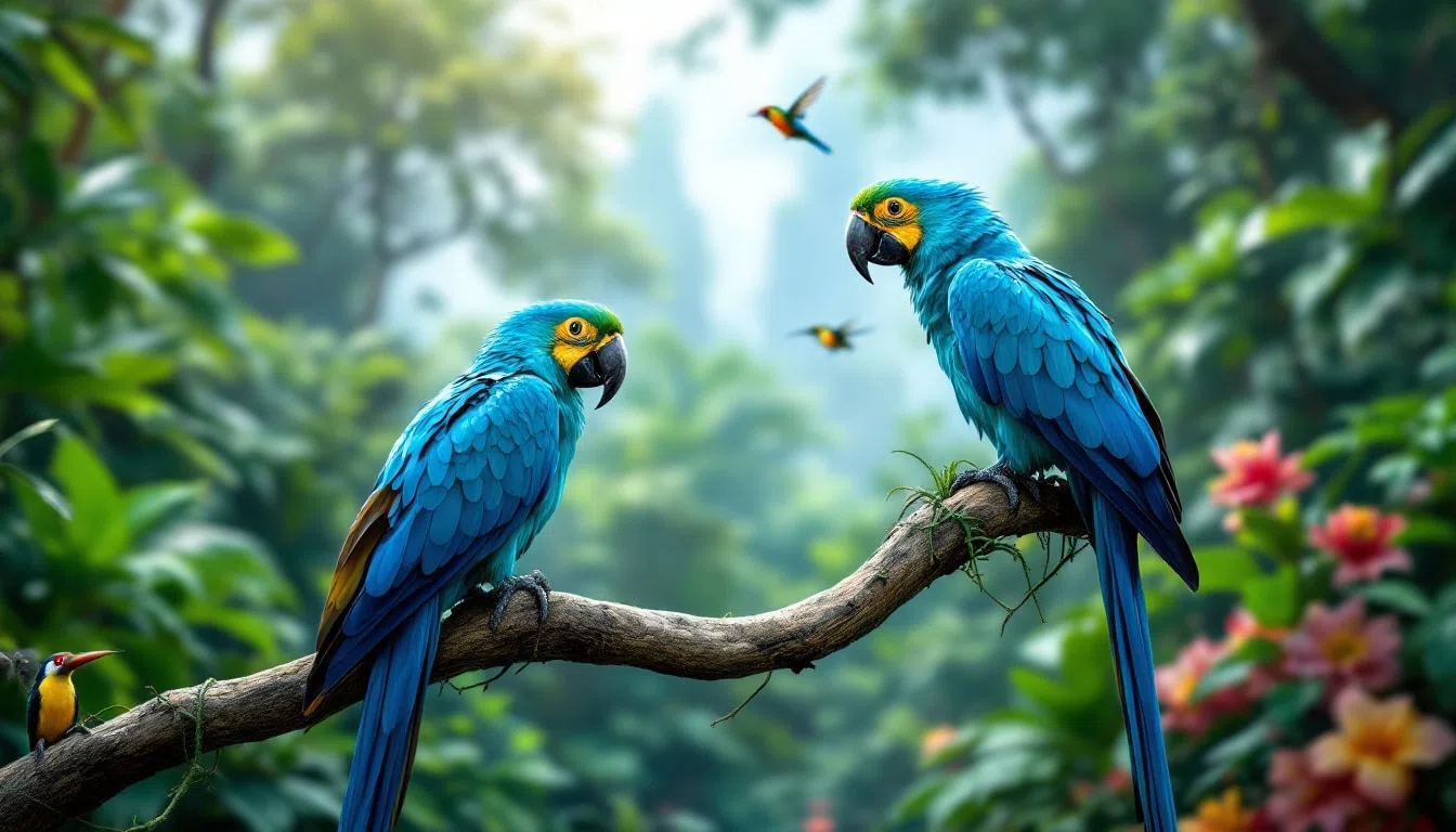 Qu'est-ce qu'un ara bleu ? Définition