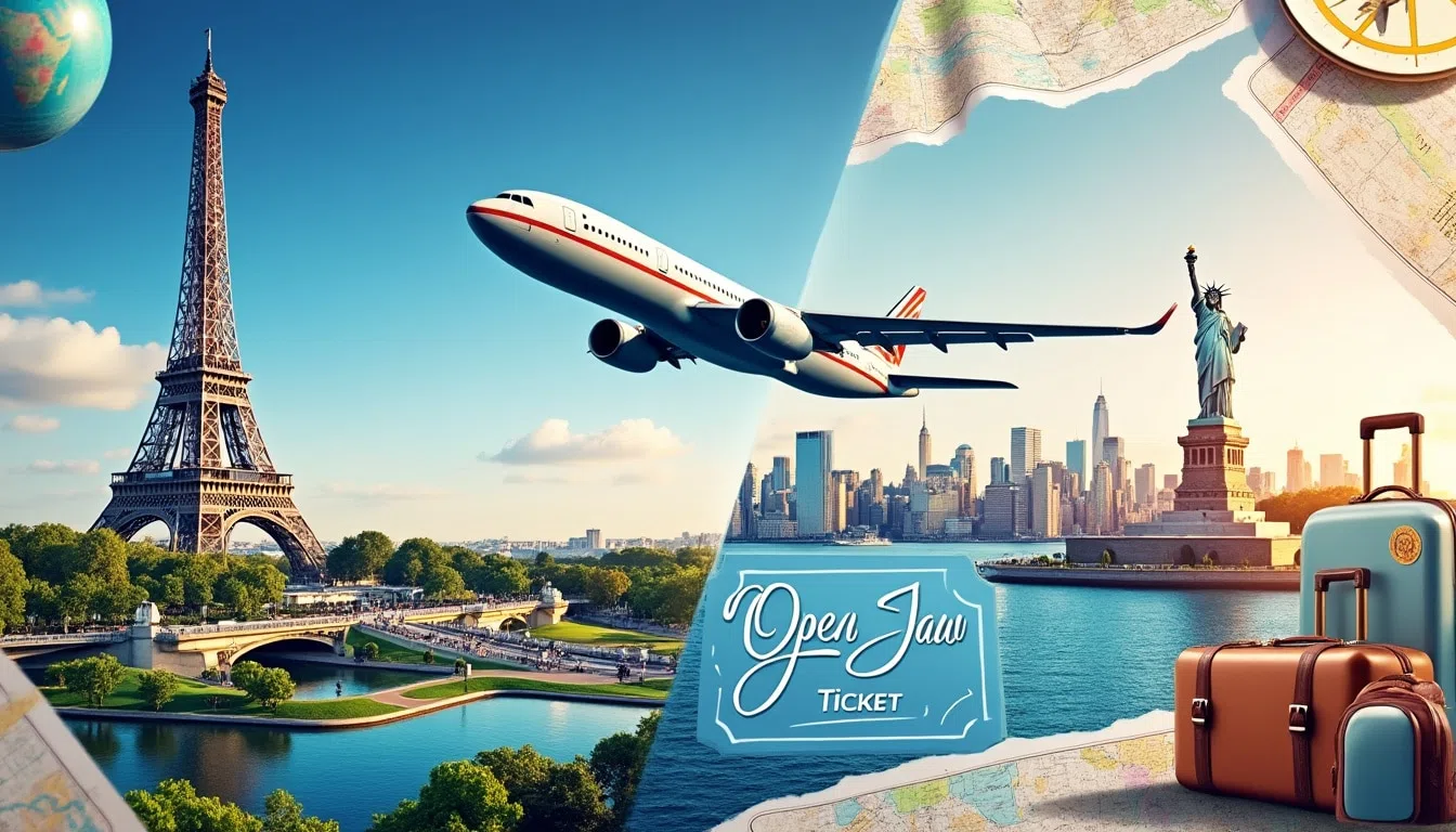 Qu'est ce qu'un billet d'avion open jaw ? Définition