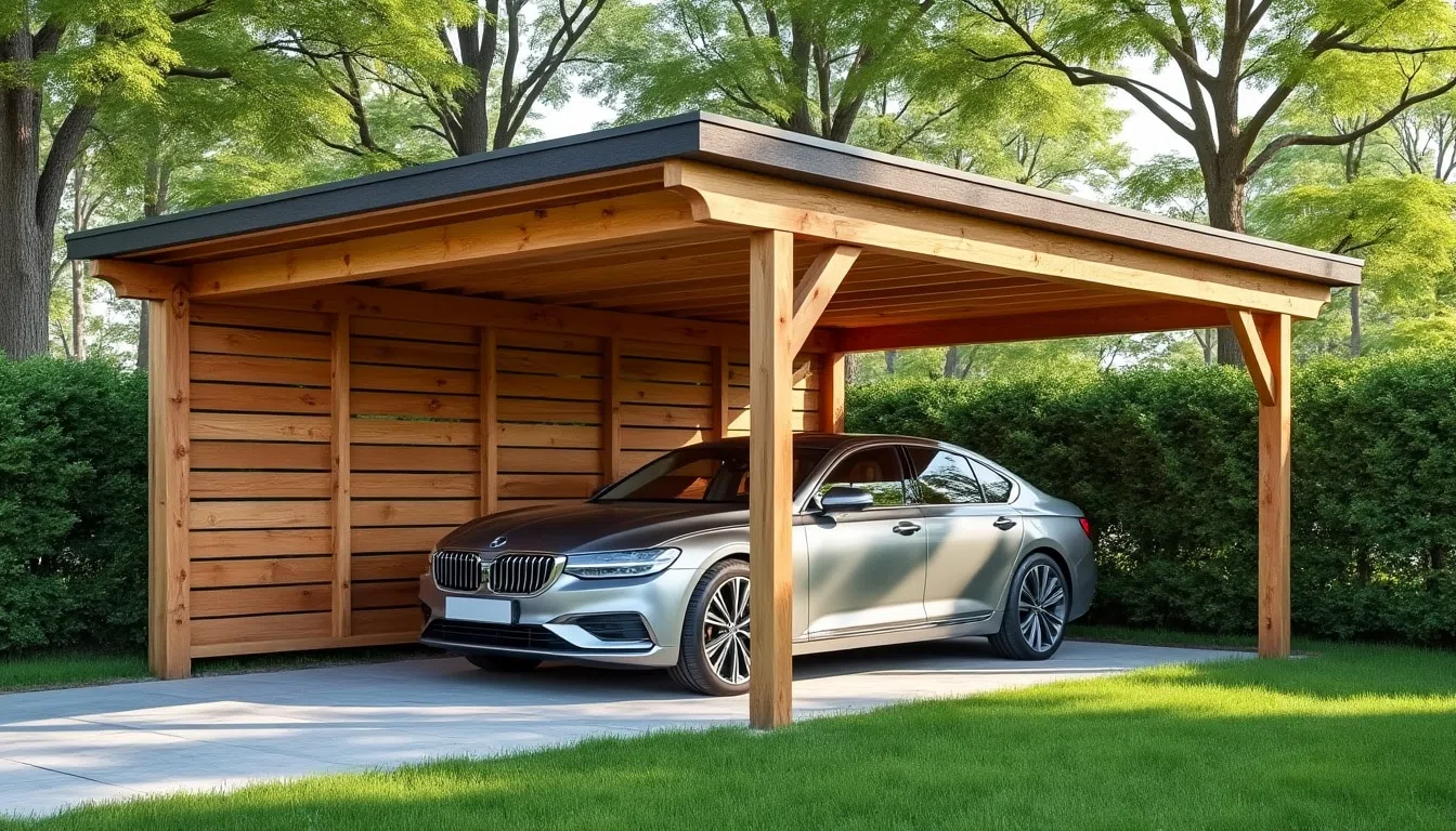 Qu'est ce qu'un carport en bois ? Définition