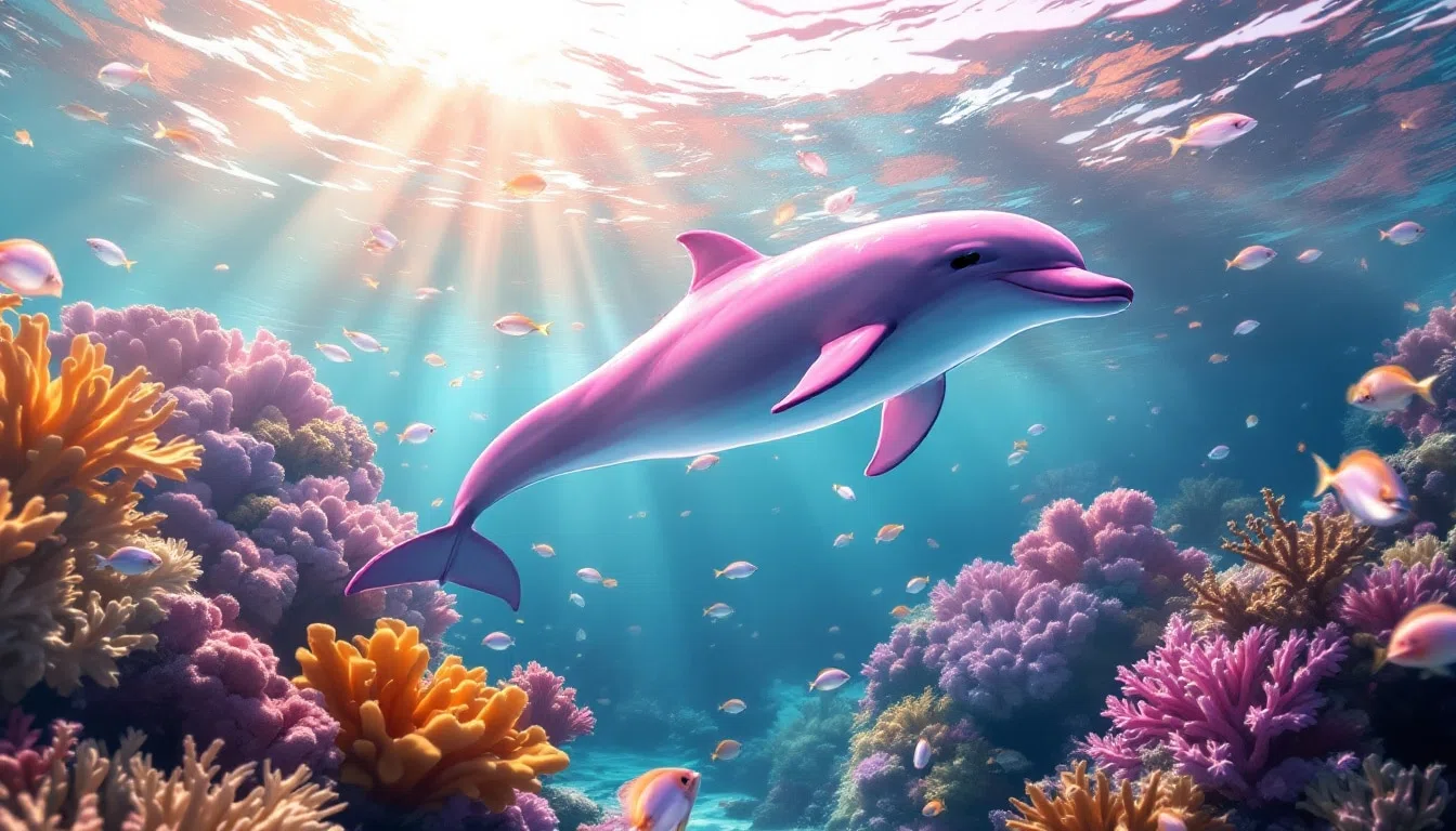 Qu'est-ce qu'un dauphin rose ? Définition