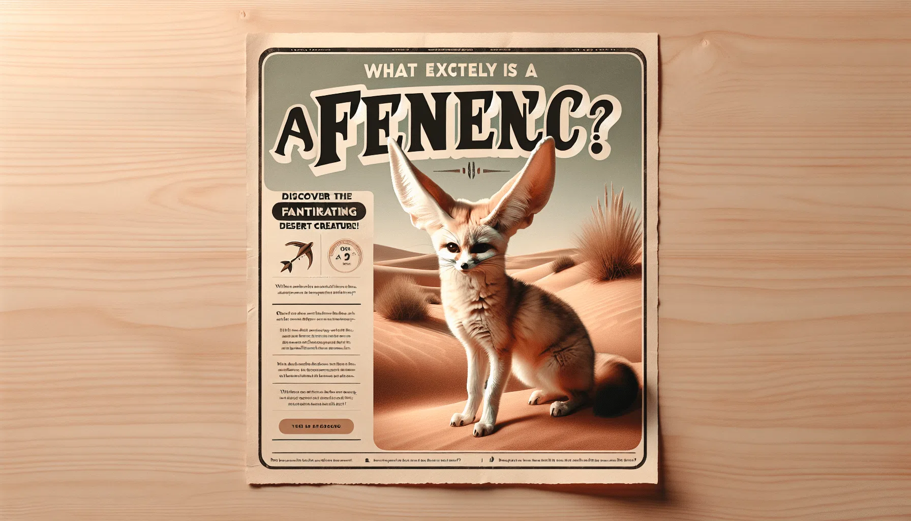 Qu'est-ce qu'un fennec ? Définition