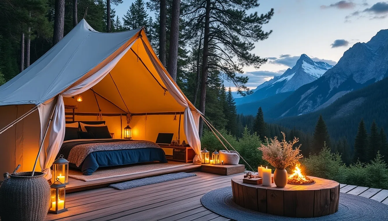 Qu'est ce qu'un glamping ? Définition
