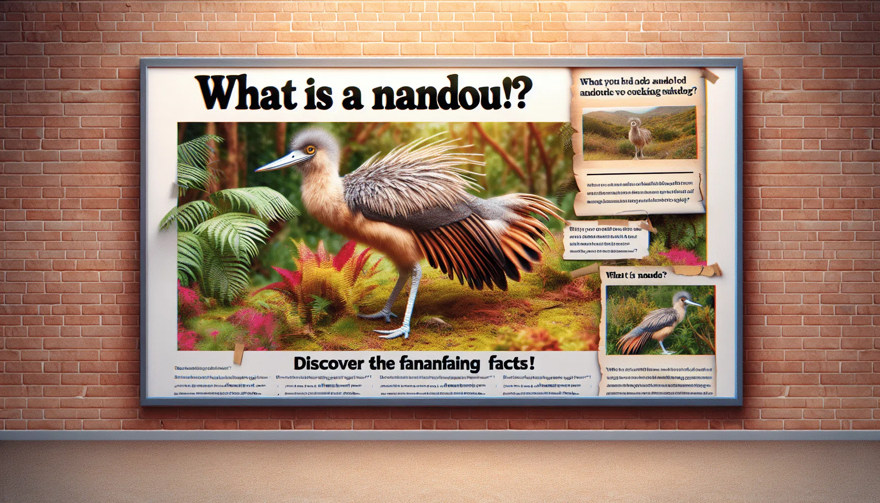 Qu'est-ce qu'un nandou ? Définition