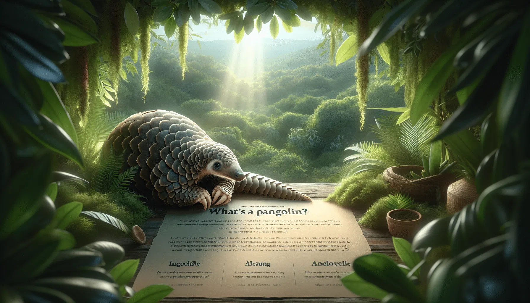 Qu'est-ce qu'un pangolin ? Définition