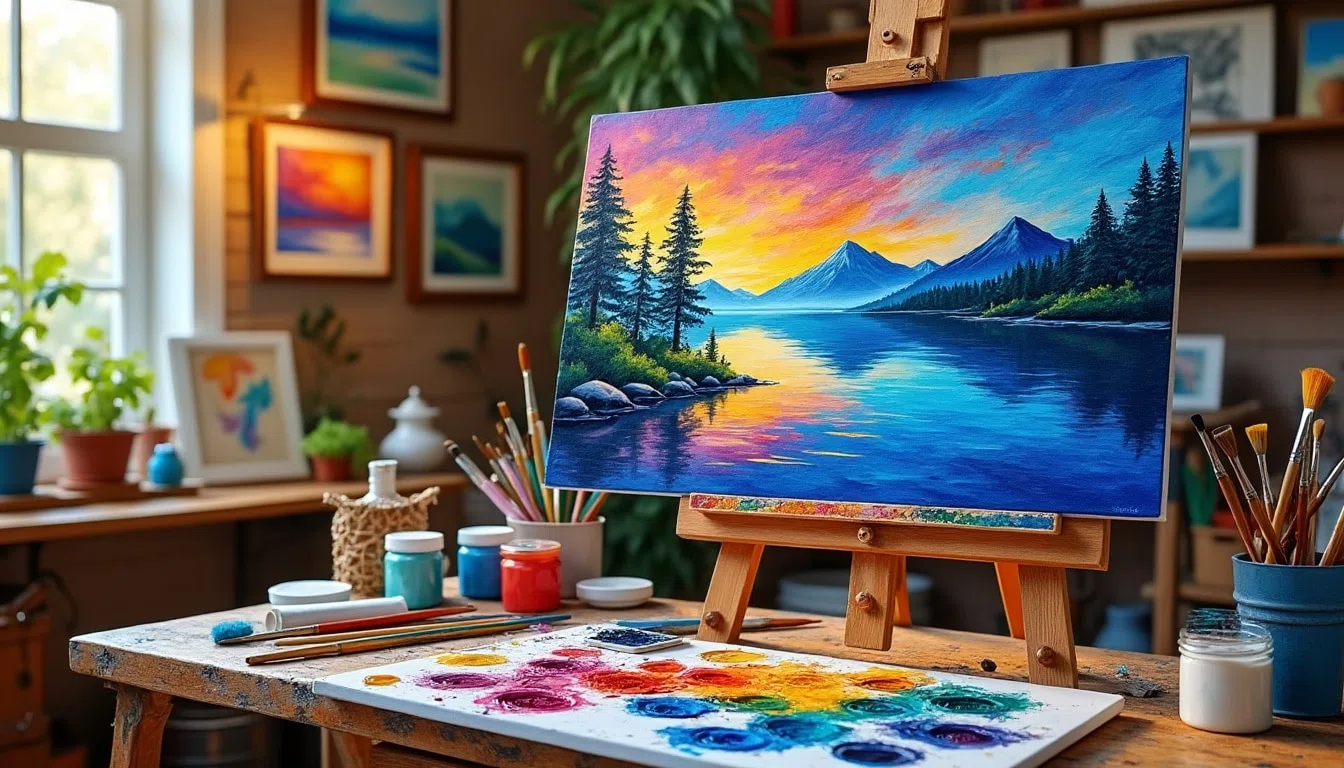 Qu'est ce qu'une peinture acrylique ? Définition, histoire et application