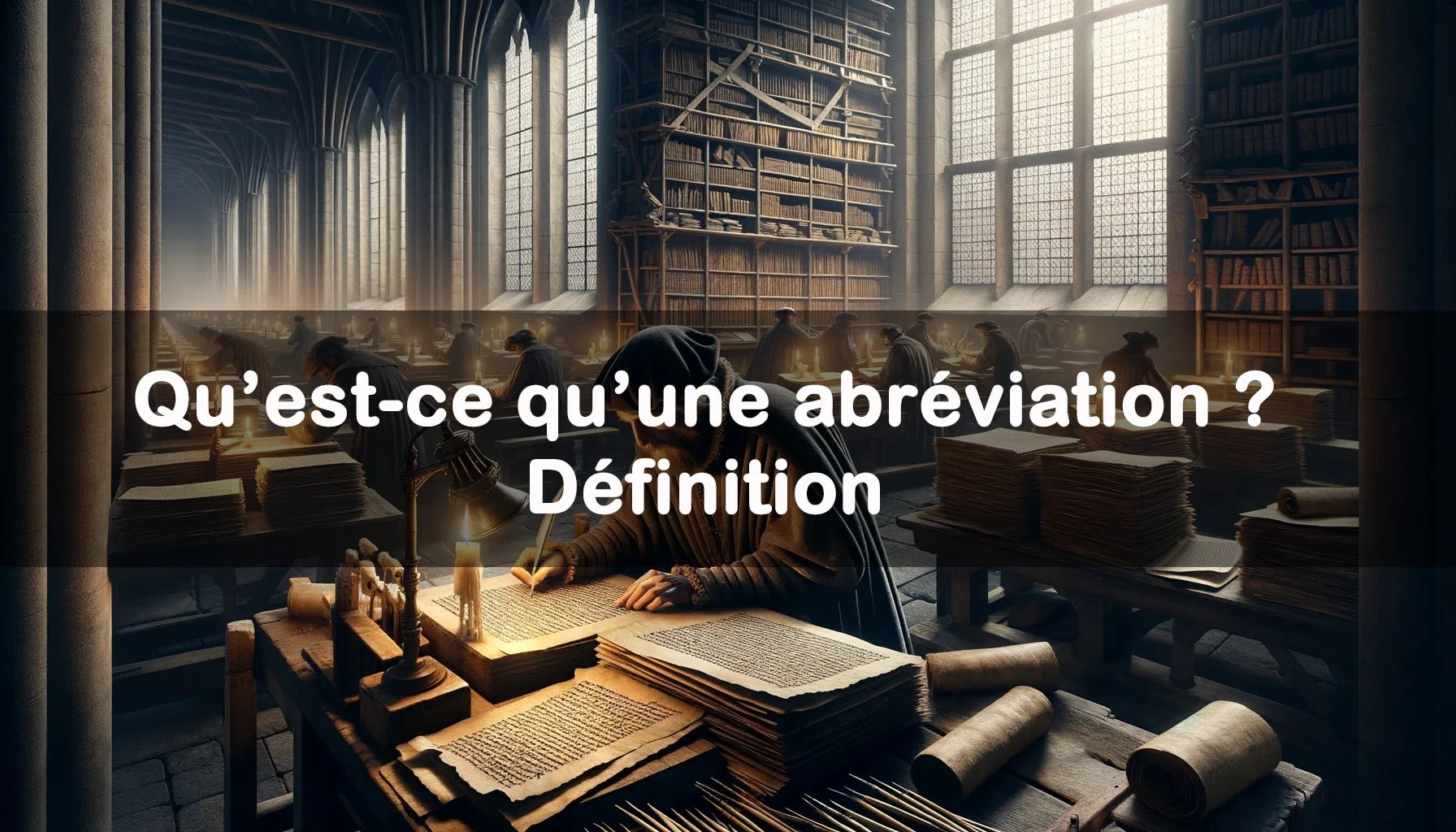 Qu'est-ce qu'une abréviation ? Définition