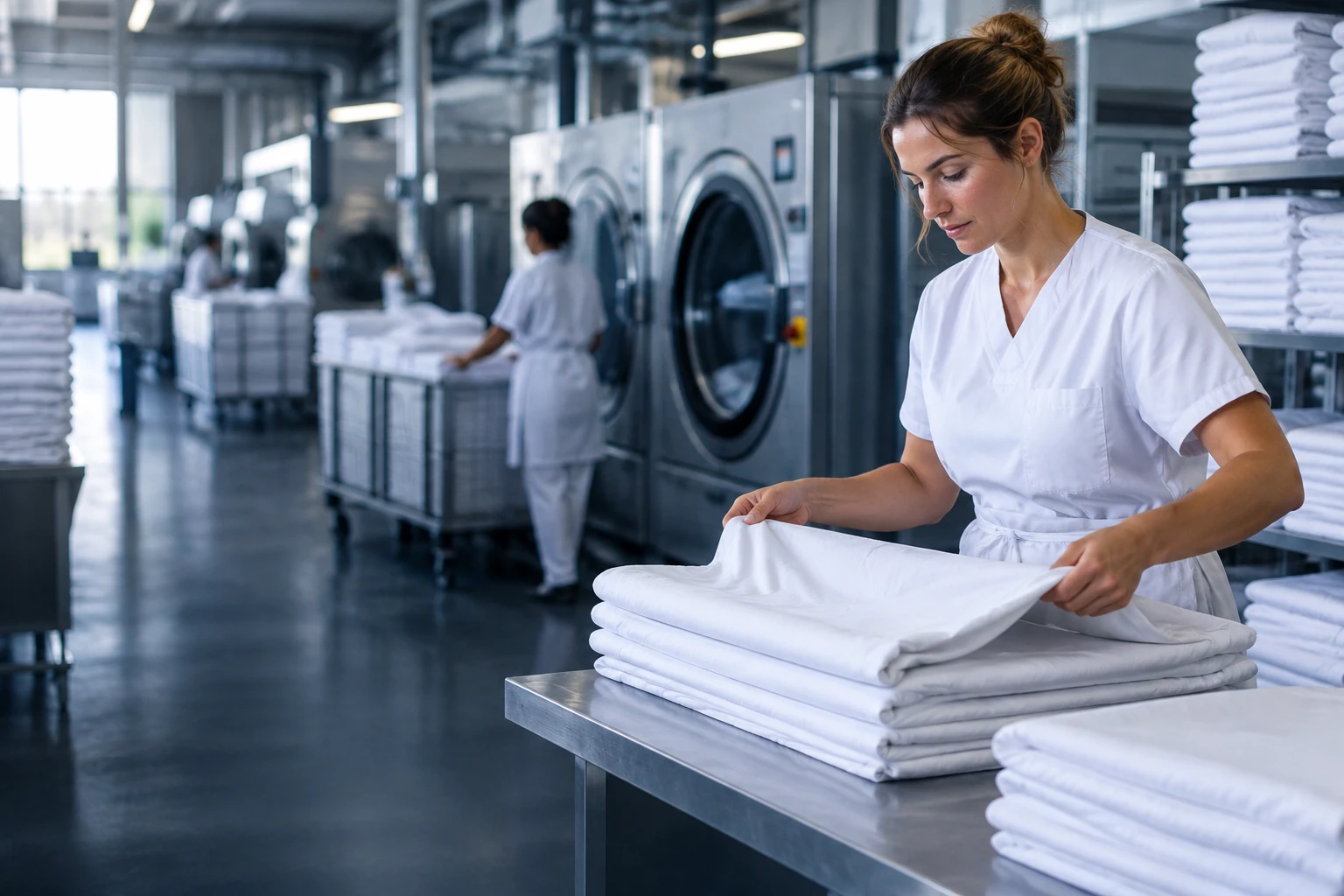 Blanchisserie industrielle : les pros du linge dans tous leurs états !