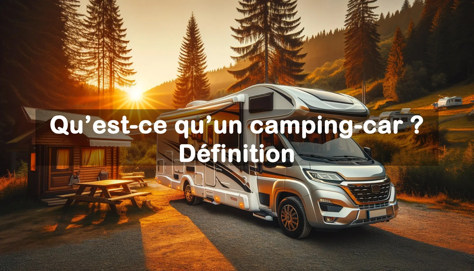 Qu'est-ce qu'un camping-car ? Définition