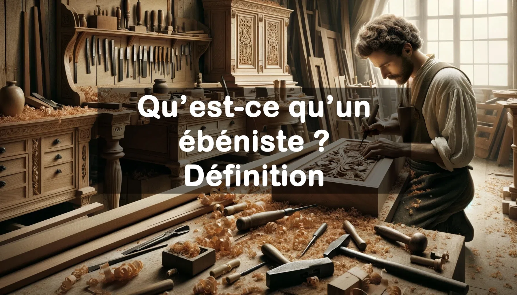 Qu'est-ce qu'un ébéniste ? Définition du métier