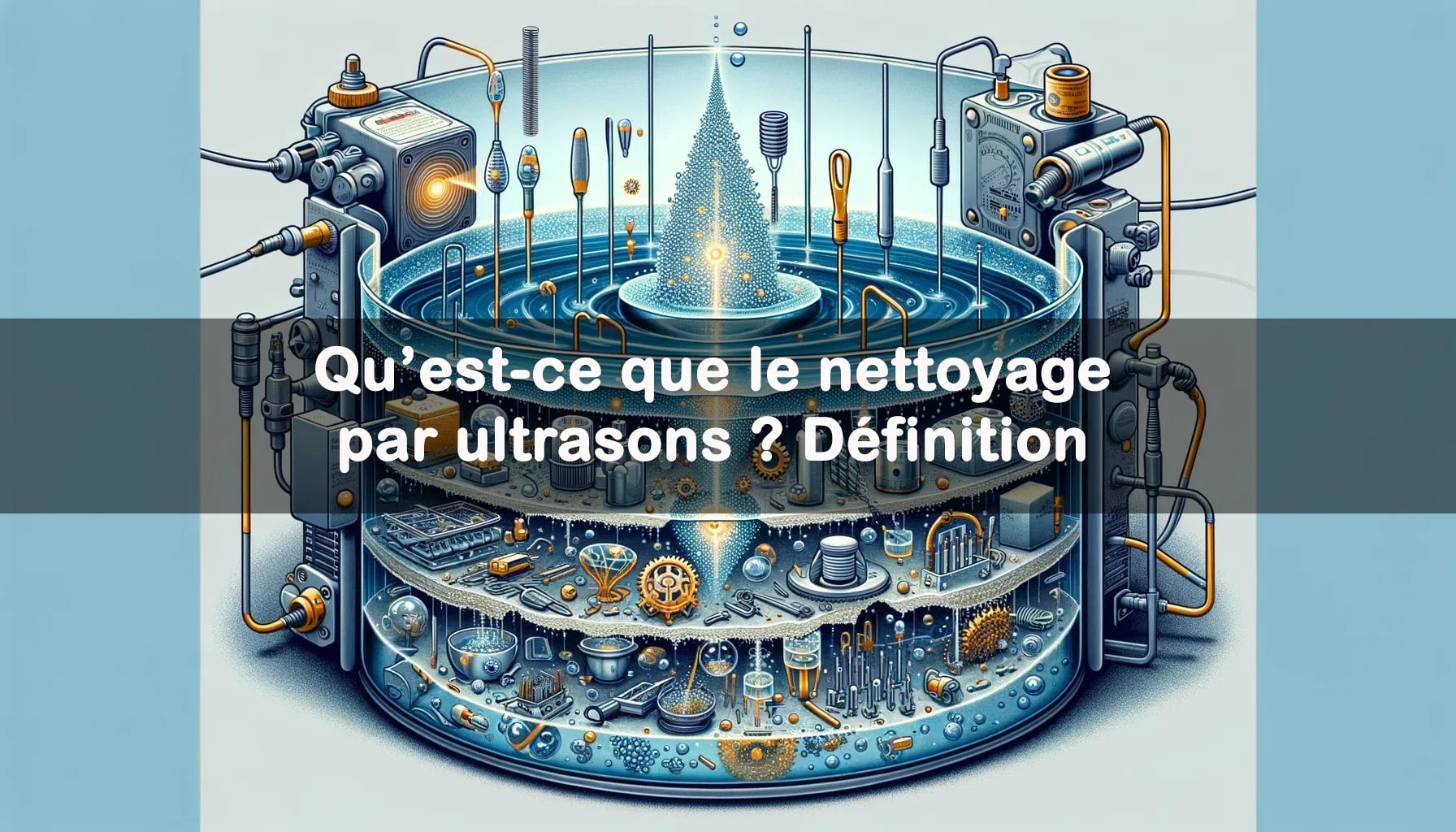 En quoi consiste le nettoyage par ultrasons ? Définition