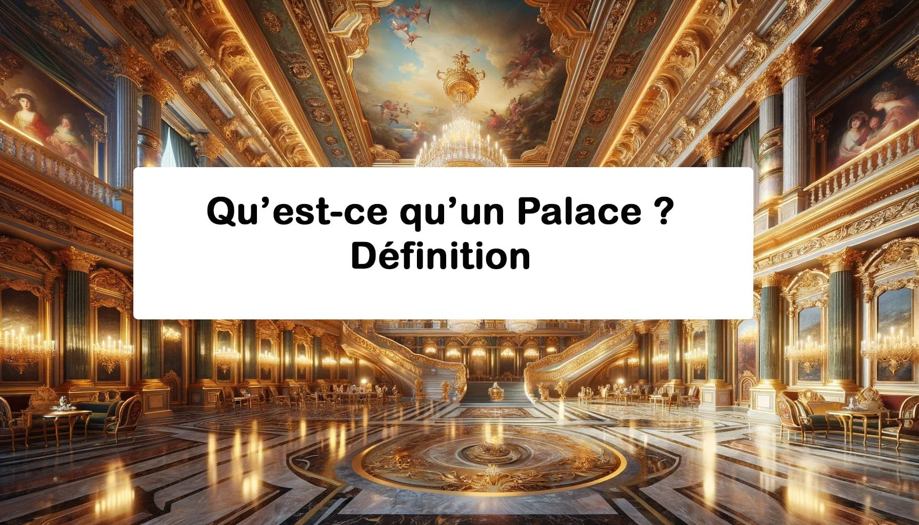 Qu'est-ce qu'un Palace ? Définition