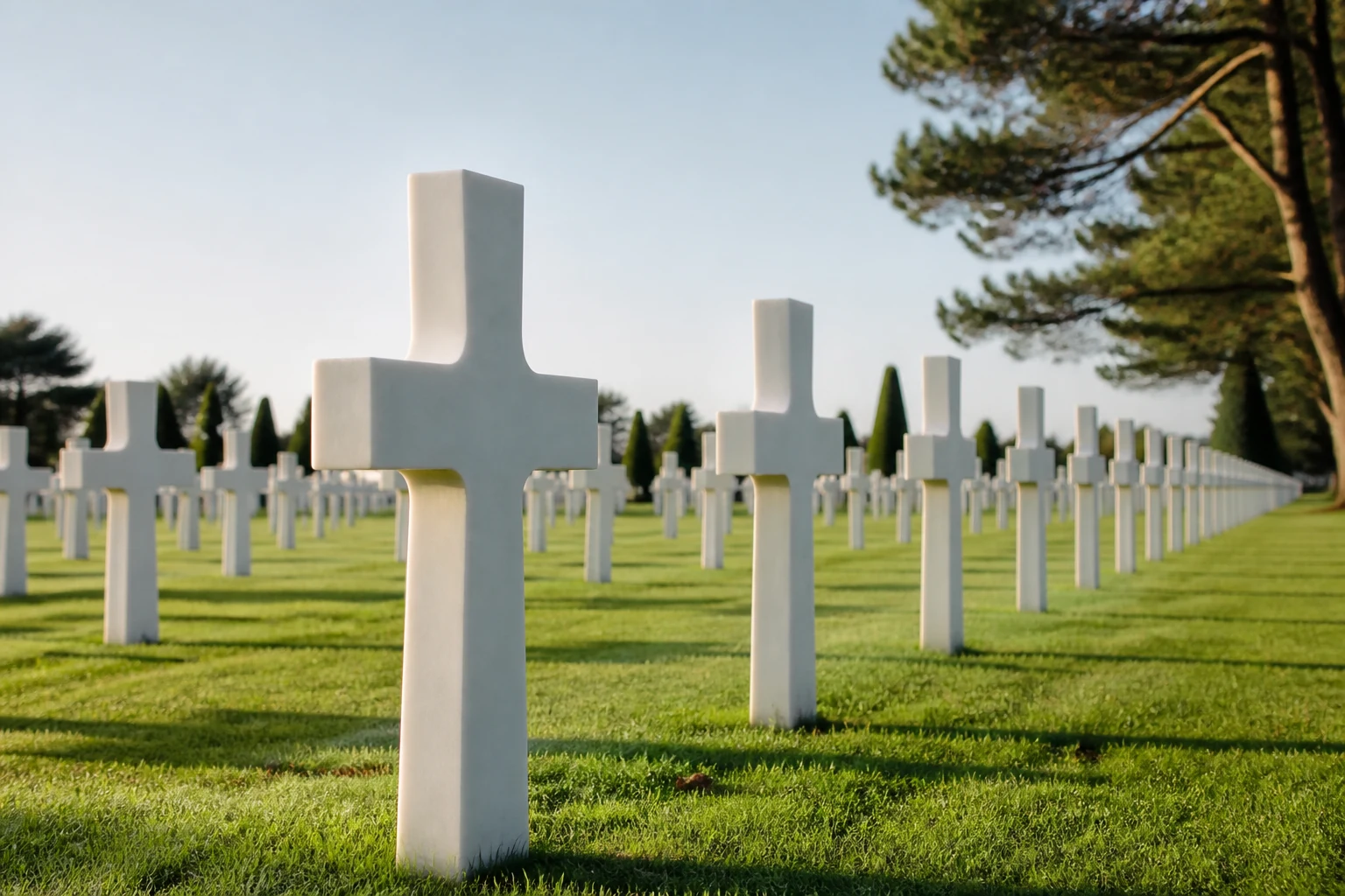 Cimetière militaire et mémorial illustrant le tourisme de mémoire