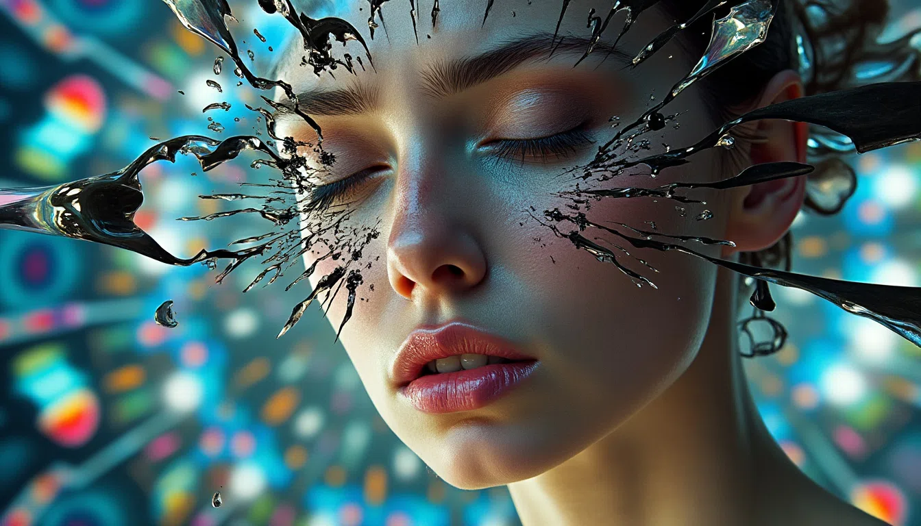 Personne qui doute de ce qu'elle voit, illustration de l'expression avoir la berlue