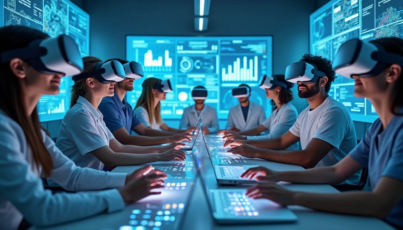 découvrez la formation immersive en réalité virtuelle : une méthode innovante qui utilise des technologies avancées pour plonger les apprenants dans des environnements réalistes. explorez les définitions, les avantages et les applications de cette approche révolutionnaire pour améliorer l'apprentissage et la pratique professionnelle.