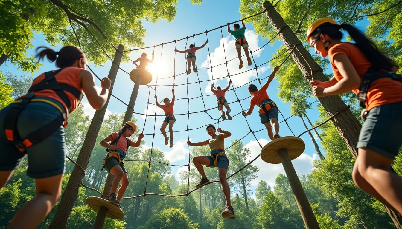 Découvrez l'accrobranche, une activité ludique et sportive qui se déroule en pleine nature. Dans cet article, nous vous proposons une définition complète de l'accrobranche, ses principes, ses bienfaits et comment débuter cette aventure en hauteur.