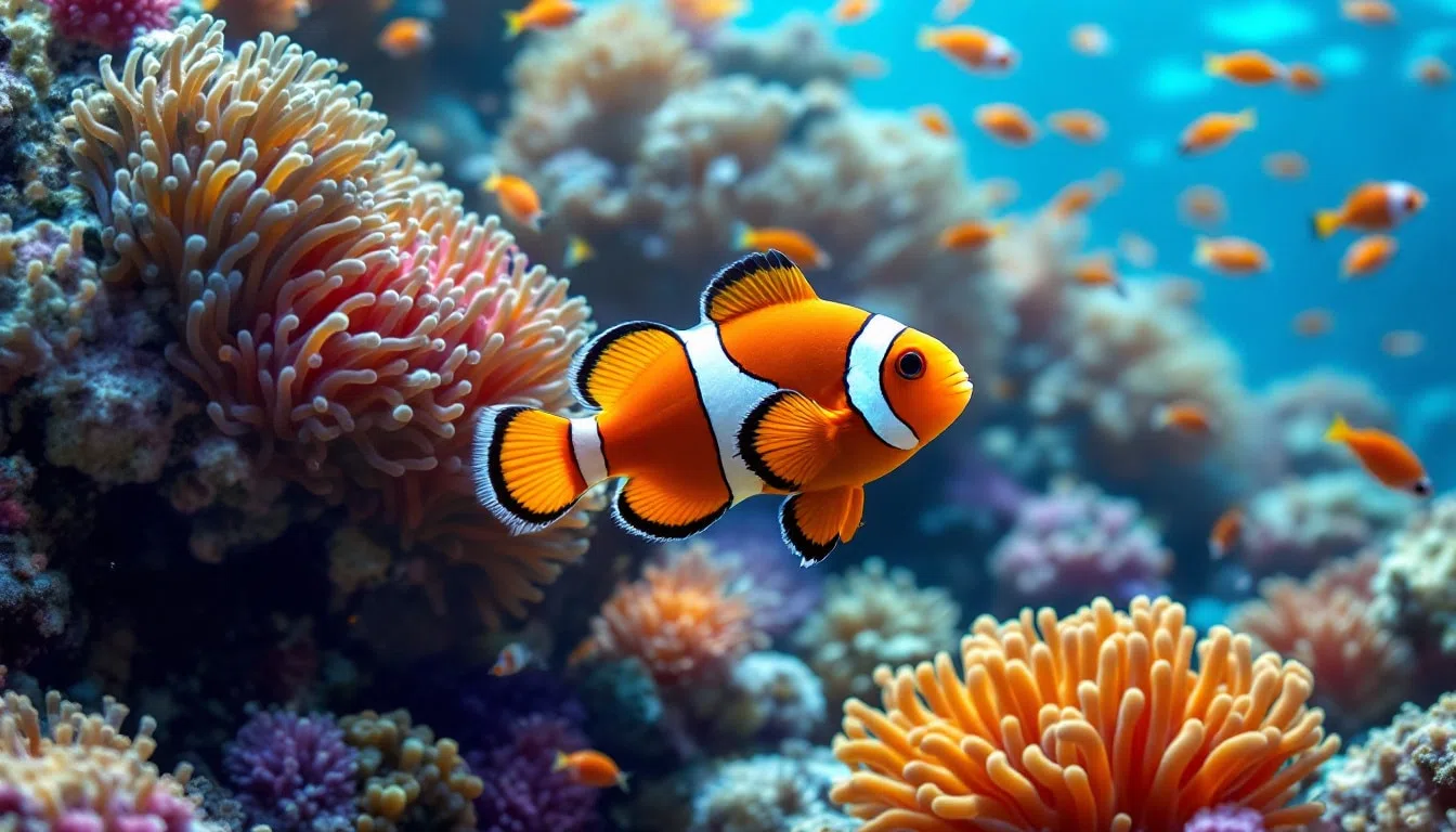 découvrez le poisson-clown, ce fascinant poisson aux couleurs vives. apprenez sa définition, ses caractéristiques, son habitat et son rôle essentiel dans l'écosystème marin. plongez dans l'univers des récifs coralliens et explorez les mystères de cette espèce emblématique.