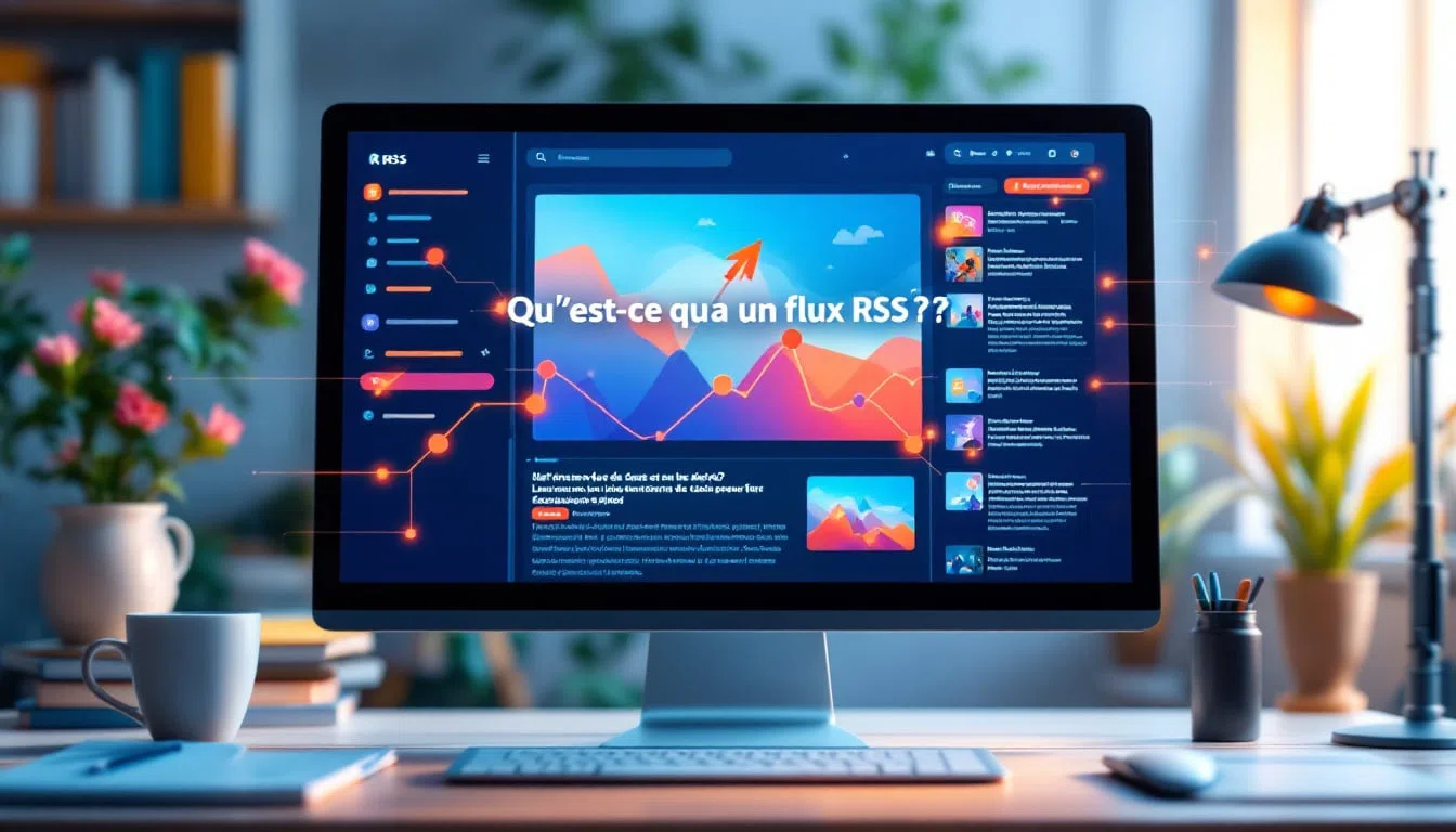 Illustration du flux RSS qui permet de suivre les nouvelles publications de plusieurs sites