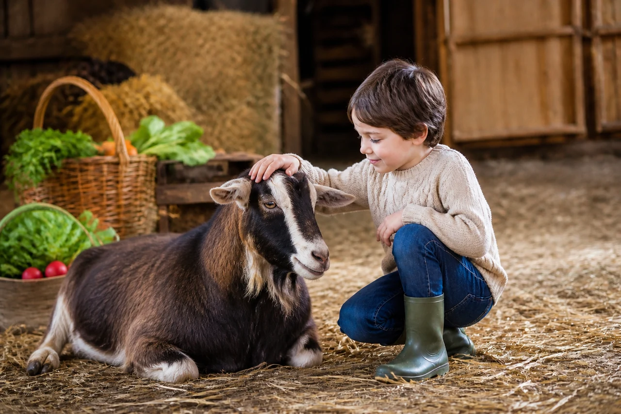 Hébergement d’agritourisme et animaux dans une exploitation agricole