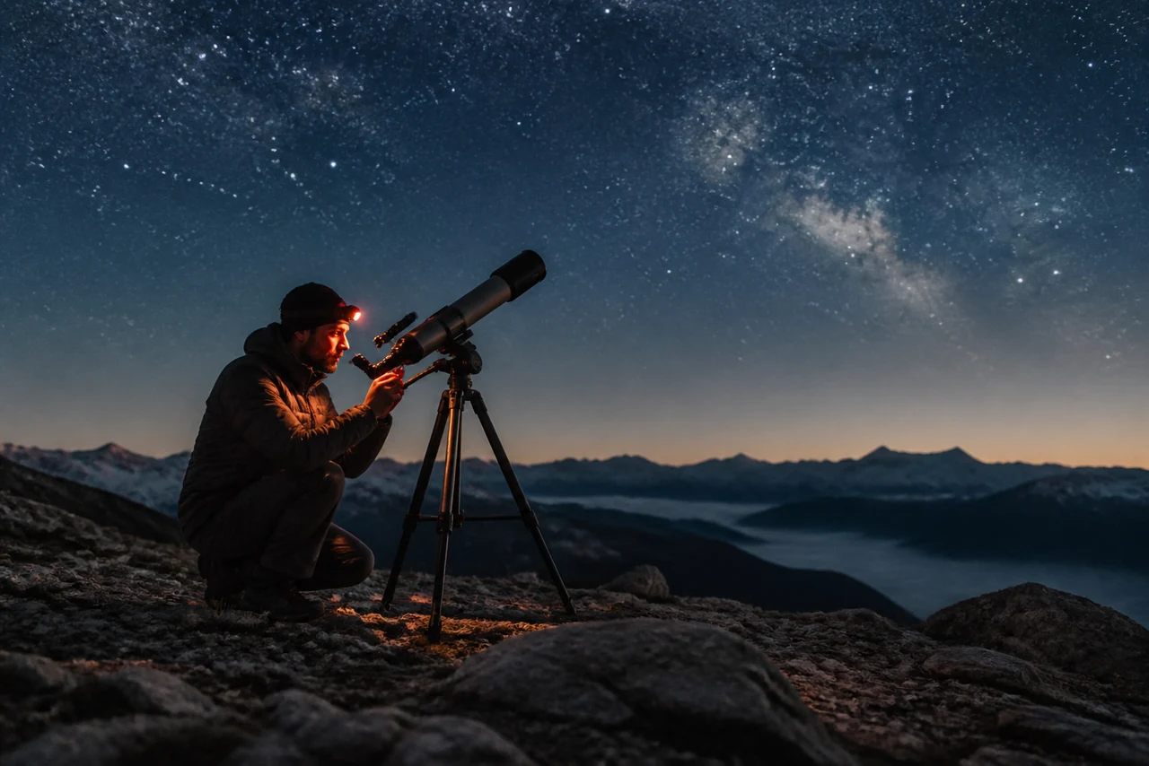Voie lactee visible dans une reserve de ciel noir propice a l’astrotourisme