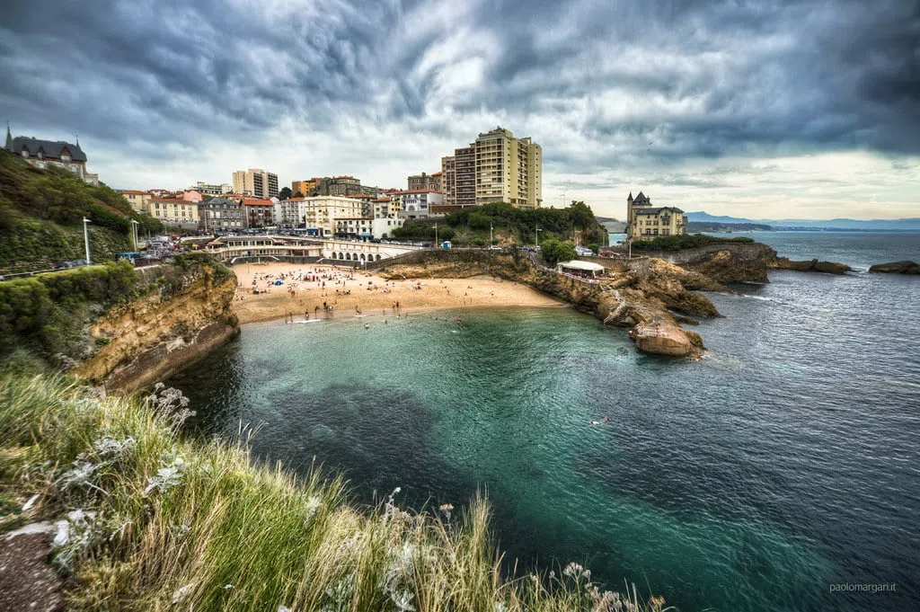 bord de mer à Biarritz