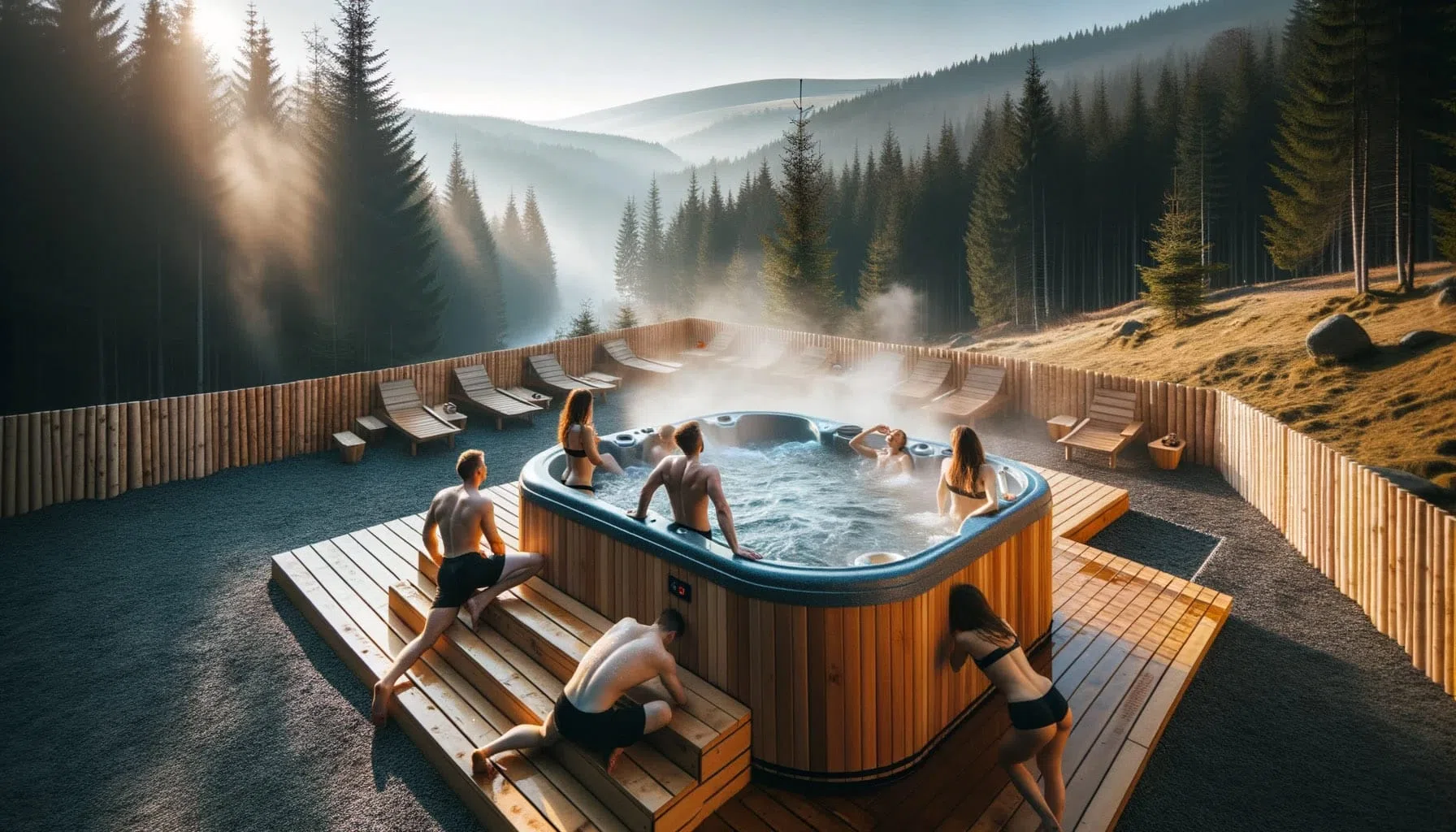 bienfaits du bain nordique