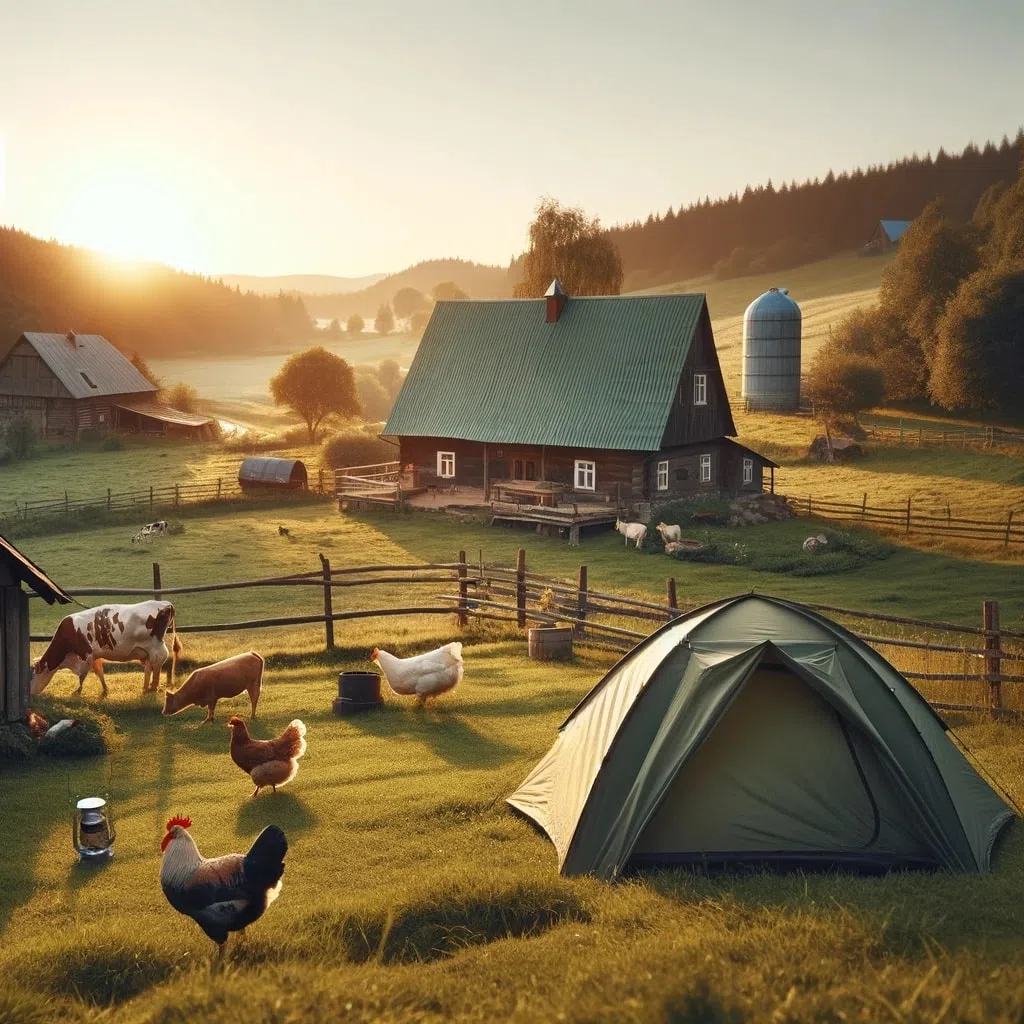 camping à la ferme