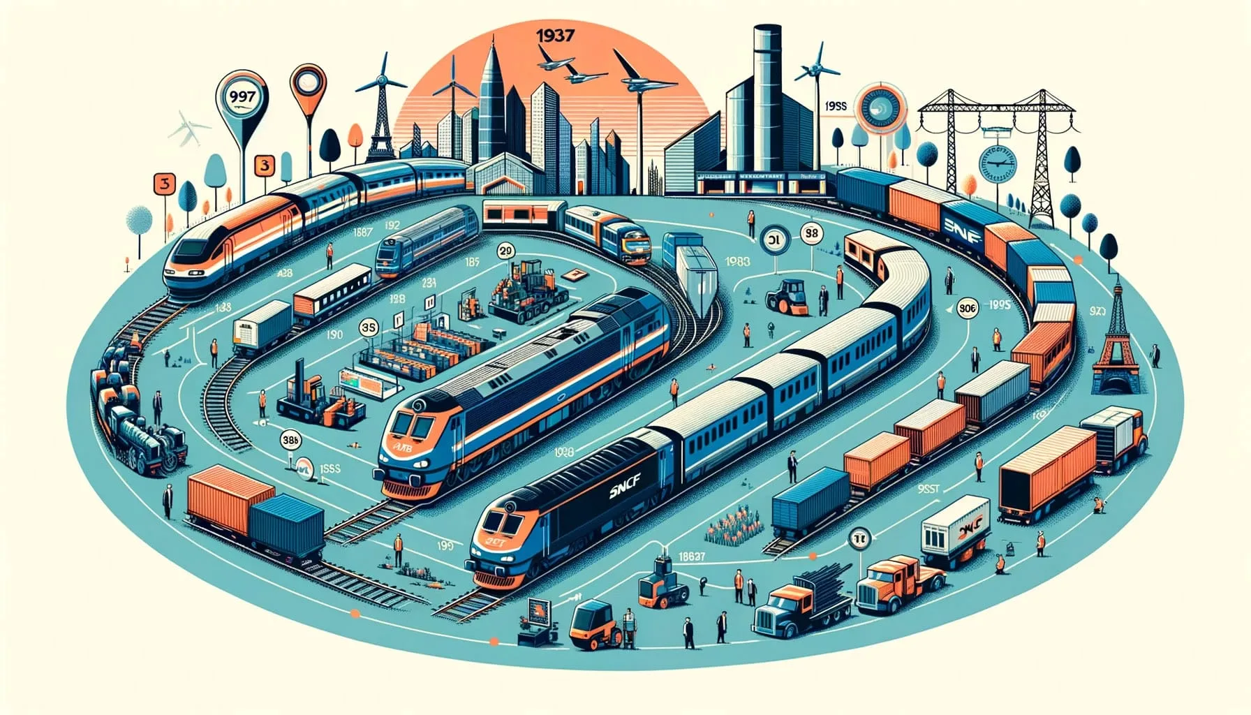 importance des transports ferroviaires