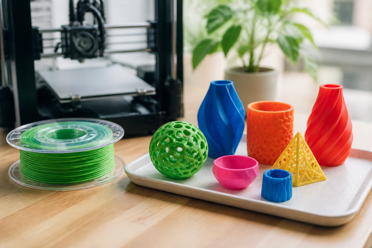Gros plan sur la tête d’une imprimante 3D déposant un filament fondu pendant la fabrication additive