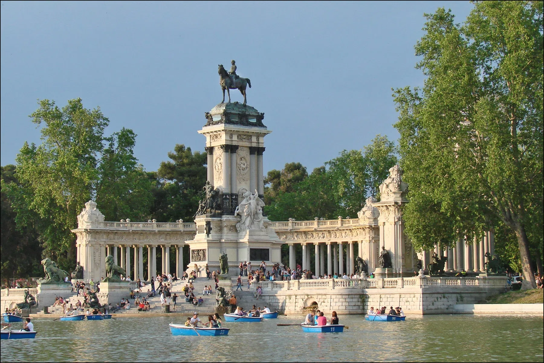 le parc du Retiro à Madrid