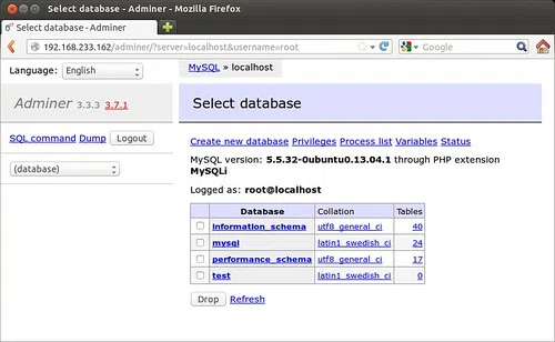 Mysql à ses débuts