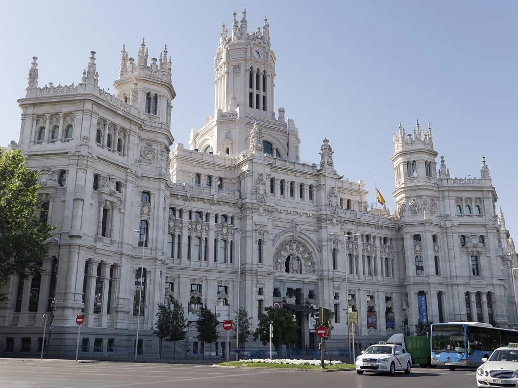 palais de Cybele à Madrid