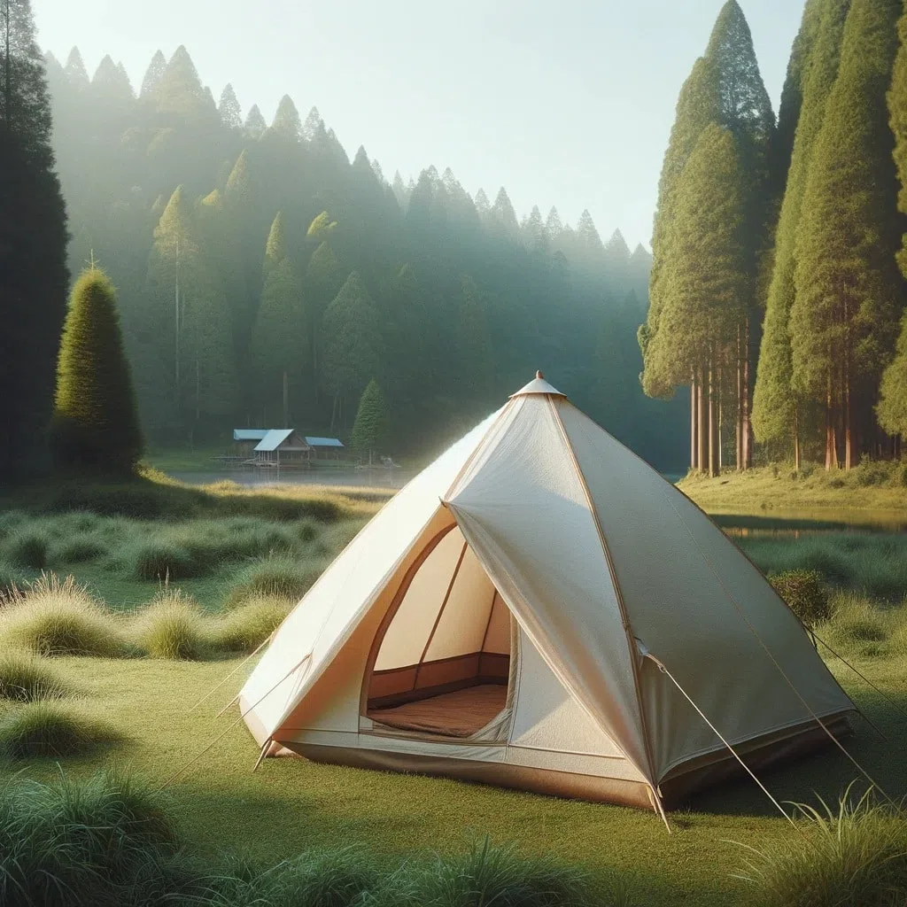 traditionnelle tente de camping