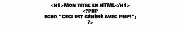 html et php