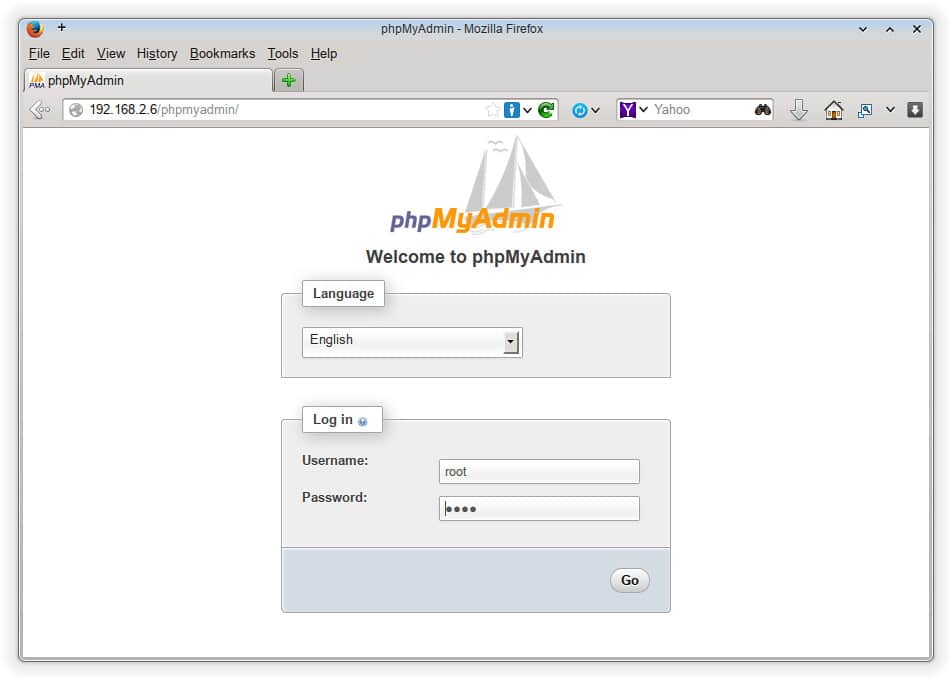 liaisons entre phpMyAdmin et MySQL