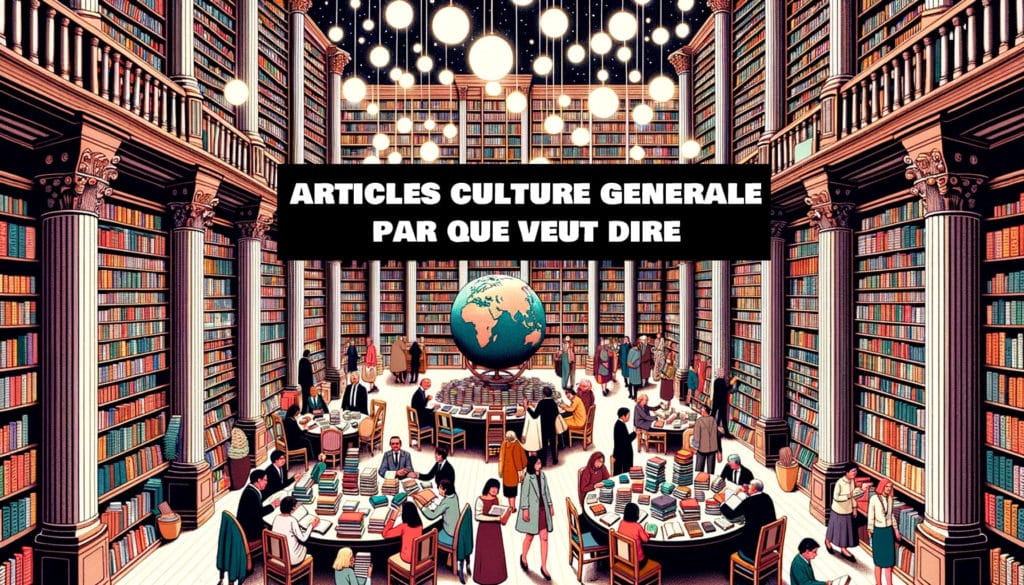 articles culture generale
