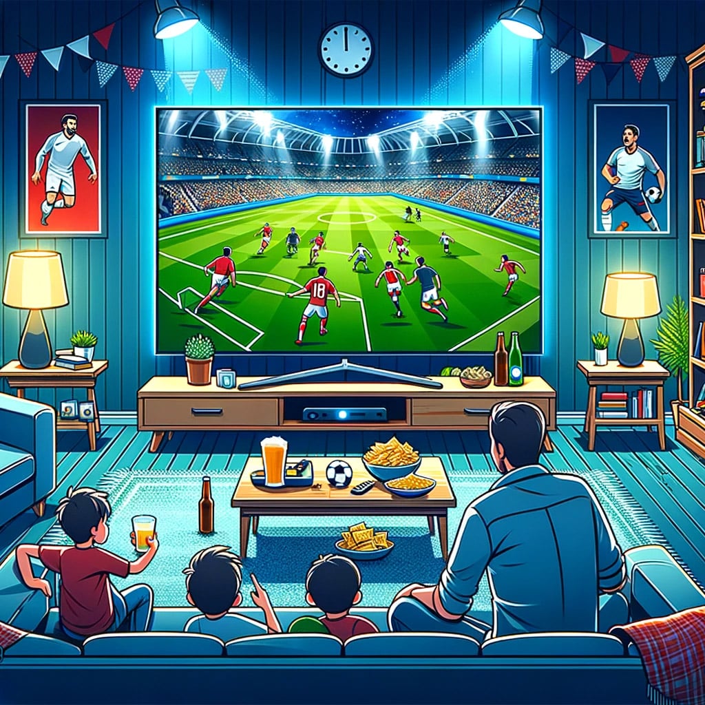 le football a la television