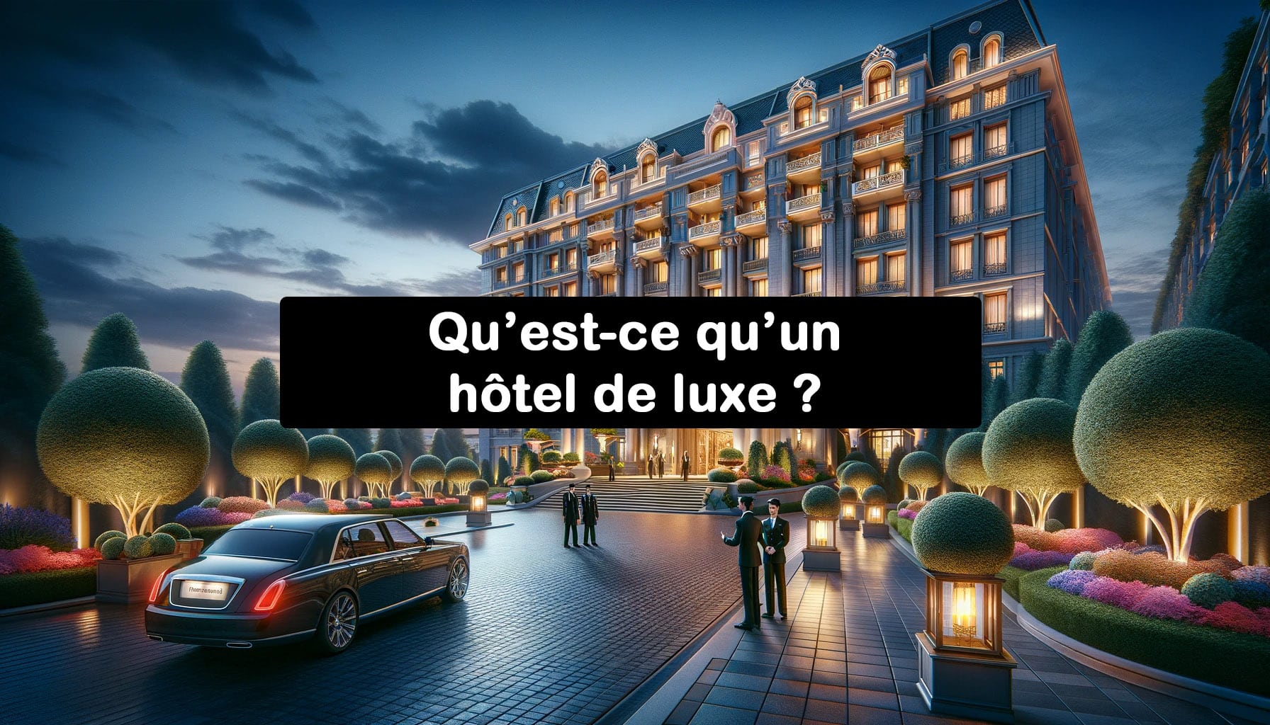 Hôtel de luxe Définition, histoire et services Que veut dire