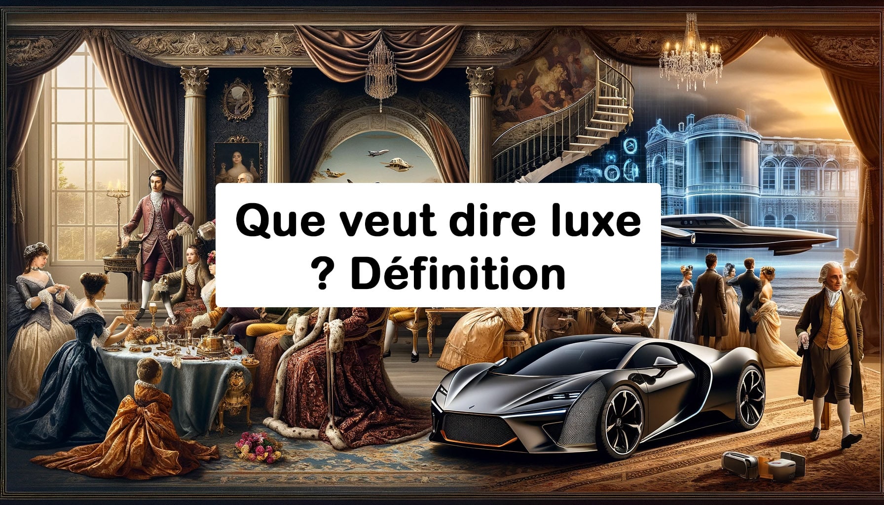 Luxe → Définition de la notion de luxe Que veut dire