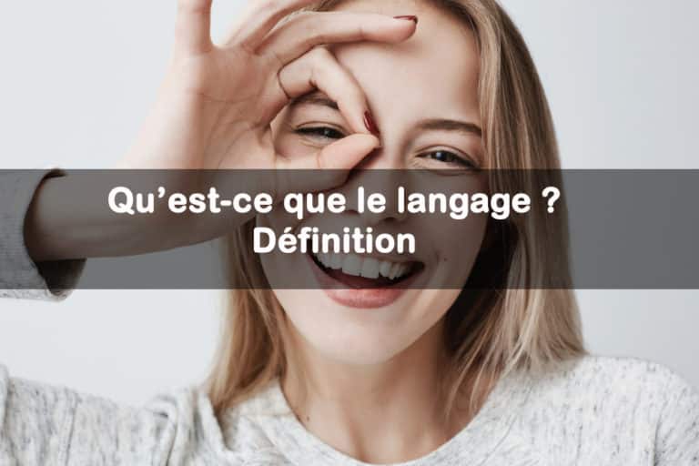Qu'estce que le langage ? Définition Que veut dire