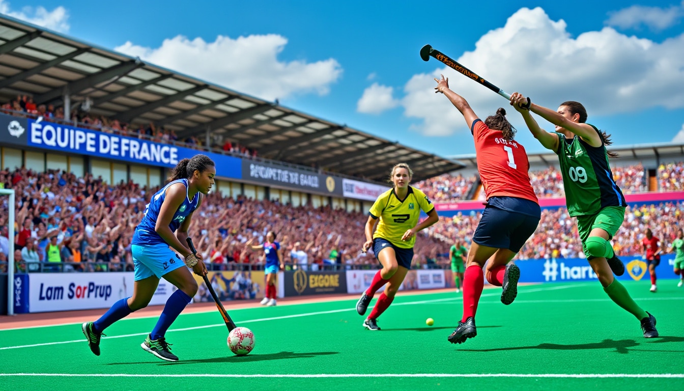 découvrez le hockey sur gazon, un sport dynamique et stratégique qui se joue sur une surface herbeuse. apprenez sa définition, ses règles fondamentales et son histoire fascinante. idéal pour les passionnés de sport et ceux souhaitant comprendre les bases de cette discipline populaire.