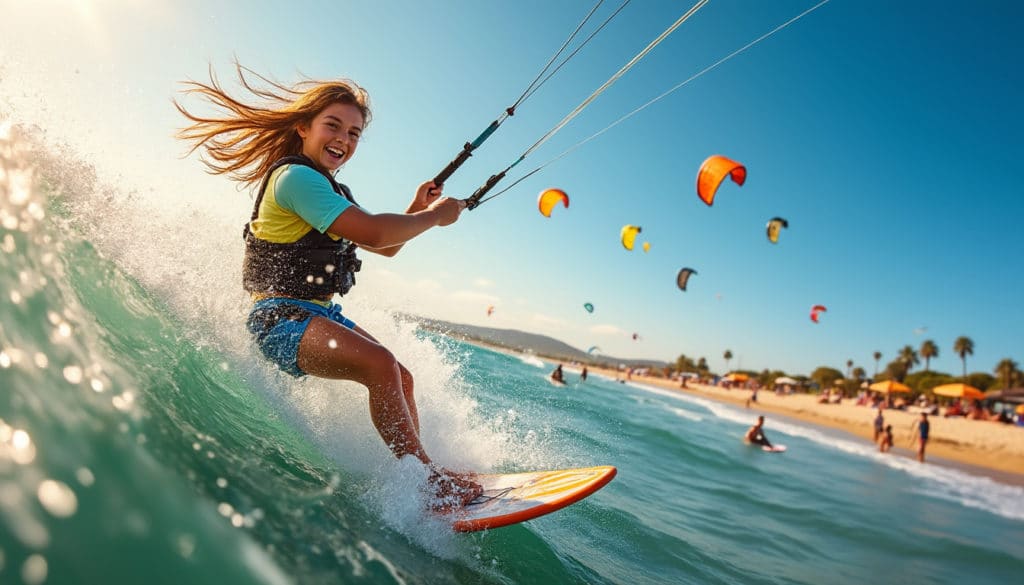 découvrez le kitesurf, un sport nautique passionnant alliant vitesse et adrénaline. cette définition vous éclairera sur ses origines, son équipement essentiel et les techniques de base pour débuter dans cette discipline spectaculaire.