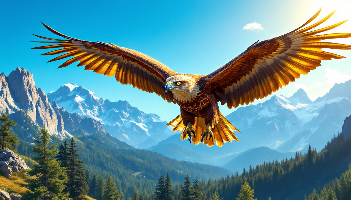 découvrez le monde fascinant de l'aigle royal, un majestueux rapace symbole de puissance et de liberté. cette définition explore ses caractéristiques, son habitat et son importance dans l'écosystème.