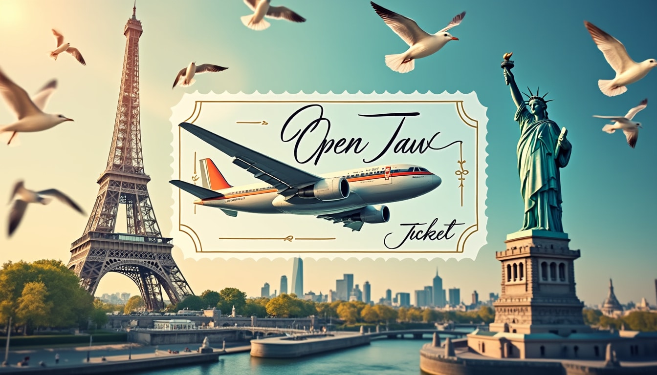 découvrez ce qu'est un billet open jaw, une option de voyage flexible qui permet de décoller et d'atterrir dans des villes différentes. apprenez comment cette définition peut transformer vos voyages et optimiser vos itinéraires.