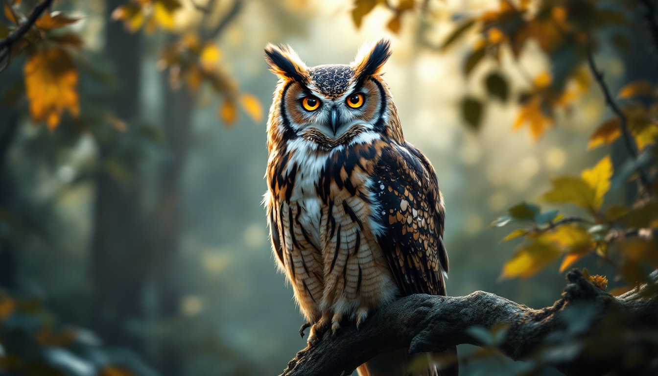 découvrez le hibou grand-duc, un majestueux rapace nocturne, emblématique par son envergure impressionnante et son regard perçant. cette définition vous plonge dans le monde fascinant de cette espèce, ses caractéristiques, son habitat et son rôle dans l'écosystème.