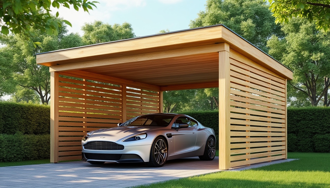 découvrez ce qu'est un carport en bois, une solution pratique et esthétique pour protéger votre véhicule des intempéries. cette définition vous expliquera les avantages, les caractéristiques et les différentes options disponibles pour un carport en bois.