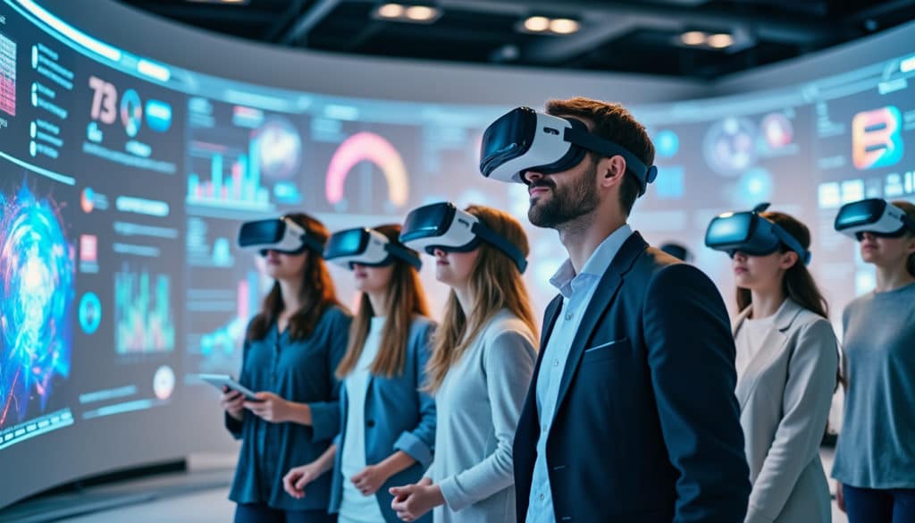 découvrez la formation immersive en réalité virtuelle : une méthode innovante qui utilise la technologie vr pour offrir des expériences d'apprentissage interactives et engageantes. explorez sa définition, ses avantages et son impact sur l'éducation et la formation professionnelle.