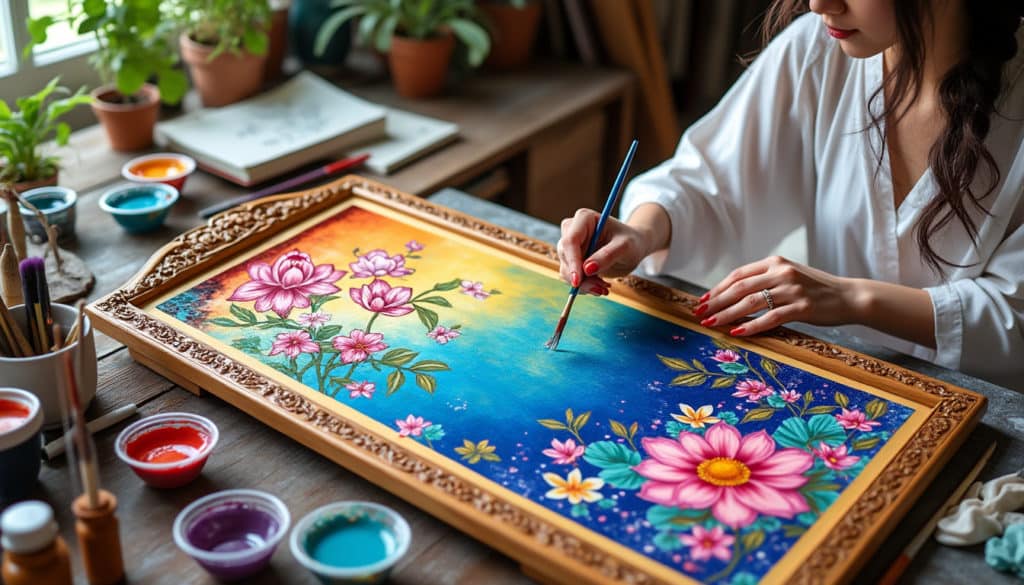 découvrez l'univers fascinant de la peinture sur soie grâce à notre article explicatif. apprenez ce qu'est cette technique artistique ancestrale, ses caractéristiques, et son histoire, et plongez dans la créativité que permet cet art délicat.