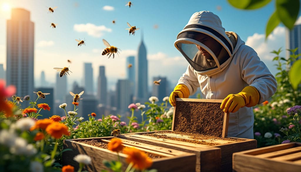découvrez l'apiculture urbaine : une pratique qui consiste à élever des abeilles en milieu urbain. apprenez les bénéfices de cette activité pour l'environnement, la biodiversité et les citadins, ainsi que les techniques essentielles pour débuter vos propres ruches en ville.